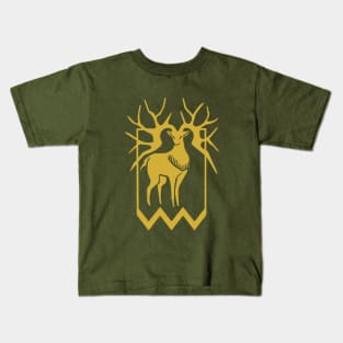 Golden Deer Emblem Kids T-Shirt